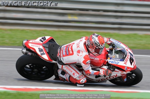 2009-05-09 Monza 1792 Superbike - Qualifyng Practice - Noriyuki Haga - Ducati 1098R